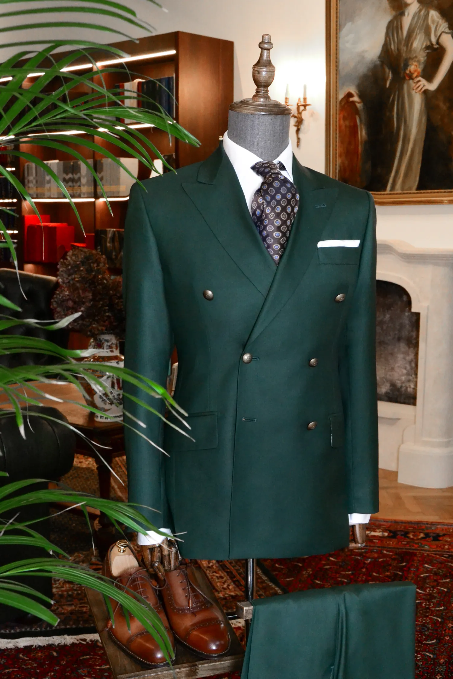 dwurzedowy_garnitur_na_miare_butelkowa_zielen_Carnet