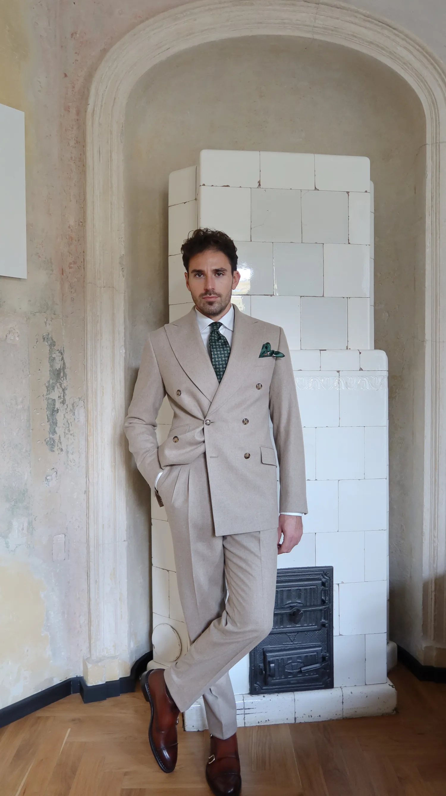 garnitur_flanelowy_Fox_Brothers_dwurzędowy_szyty_na_miarę_André_Grand