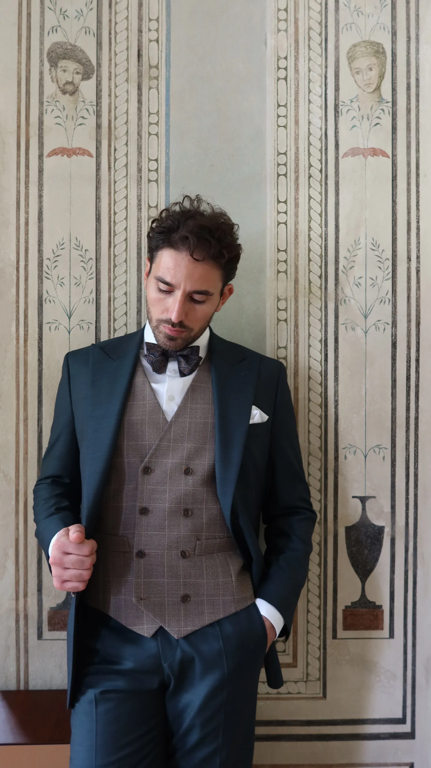 garnitur_zielony_Carnet_płaszcz_beżowy_kaszmir_André_Grand