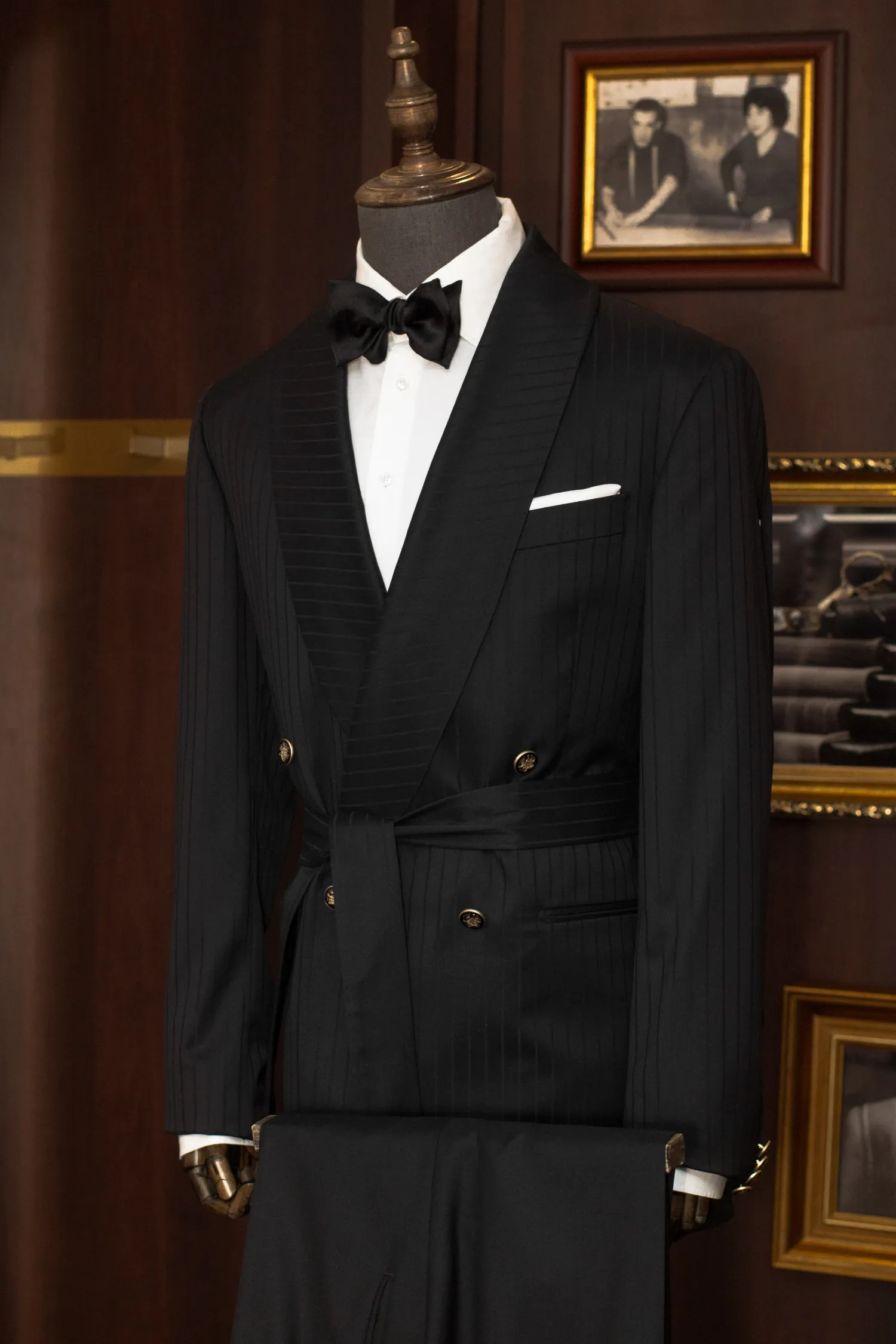 kimono_suit_Drapers_Super150s_prążek_wełna_luksusowa_André_Grand_Kraków_Warszawa_Katowice