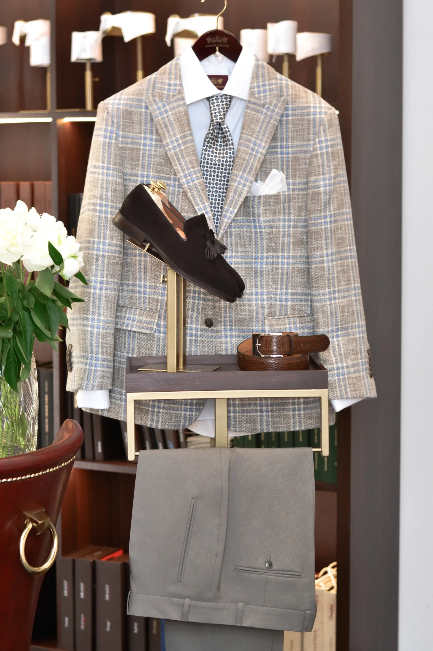 marynarka_w_krate_welna_len_jedwab_zestaw_koordynowany